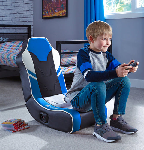 Shadow 2.0 Audio Floor Rocker Gaming Bodensessel - Blau - X Rocker EU