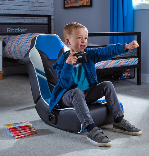 Shadow 2.0 Audio Floor Rocker Gaming Bodensessel - Blau - X Rocker EU