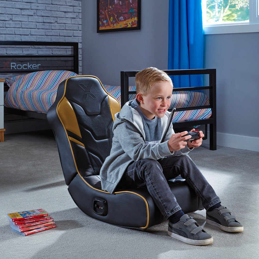 Shadow 2.0 Audio Floor Rocker Gaming Bodensessel - Gold