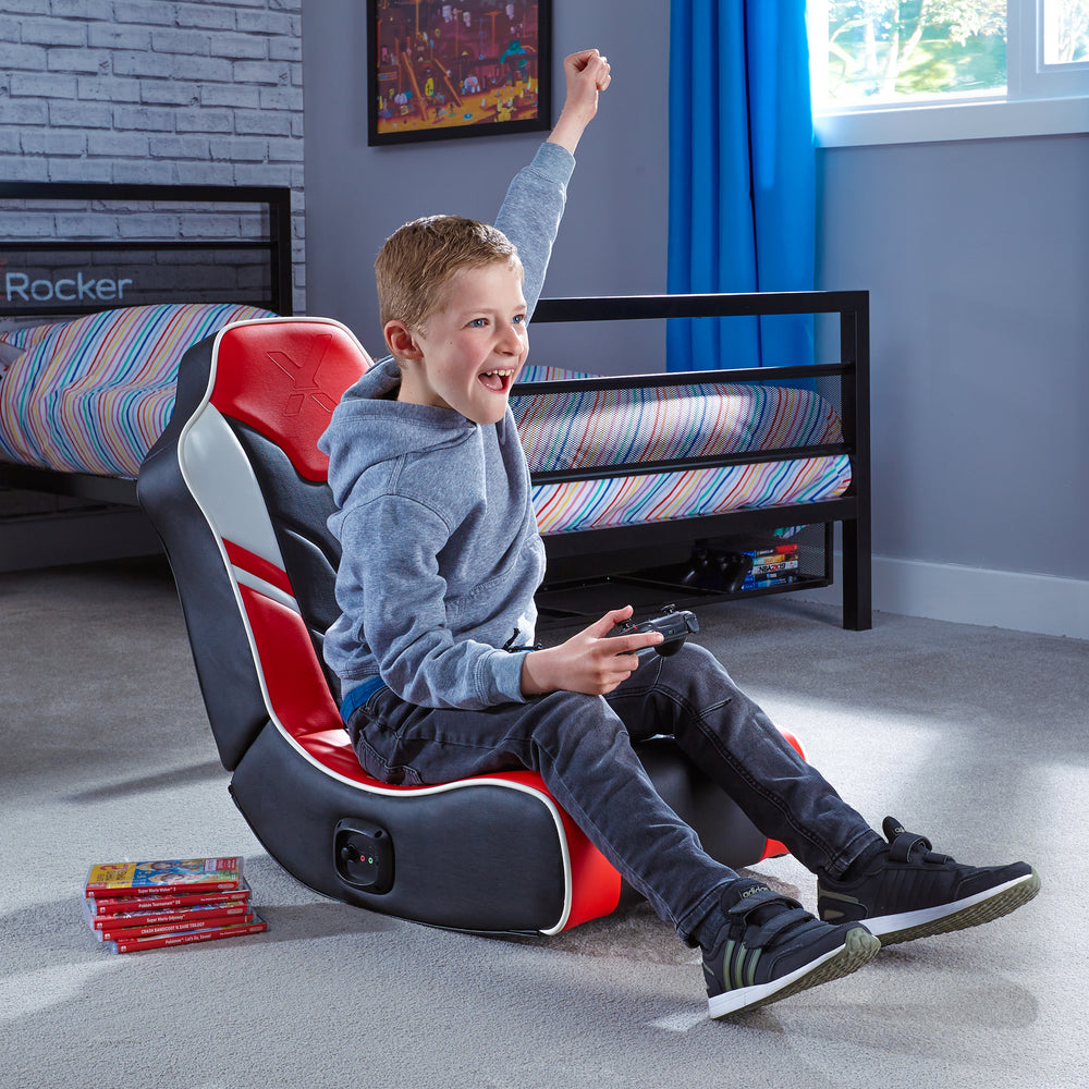 Shadow 2.0 Audio Floor Rocker Gaming Bodensessel - Rot - X Rocker EU