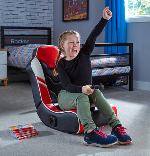 Shadow 2.0 Audio Floor Rocker Gaming Bodensessel - Rot - X Rocker EU