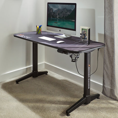 Stratos elektrisch-höhenverstellbarer Gaming Schreibtisch