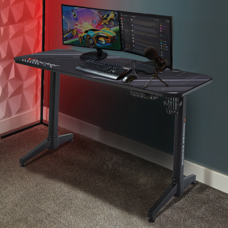 Stratos elektrisch-höhenverstellbarer Gaming Schreibtisch