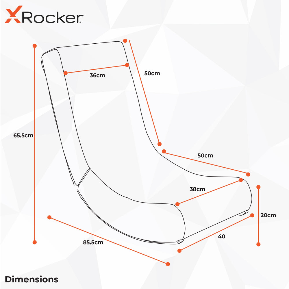 Video Rocker Gaming Bodensessel - Grid Edition