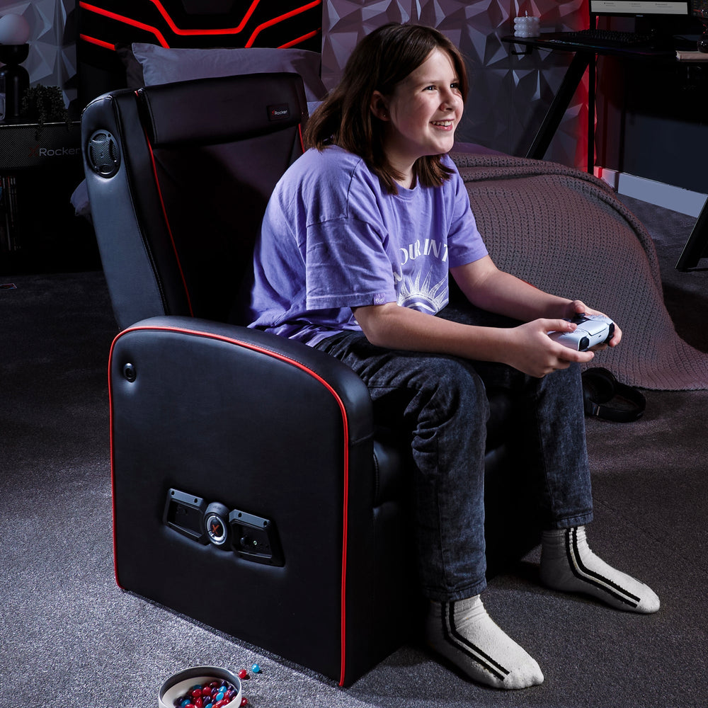 Shift Luxe Junior 2.1 Ottoman Gaming Sessel mit Stauraum - X Rocker EU