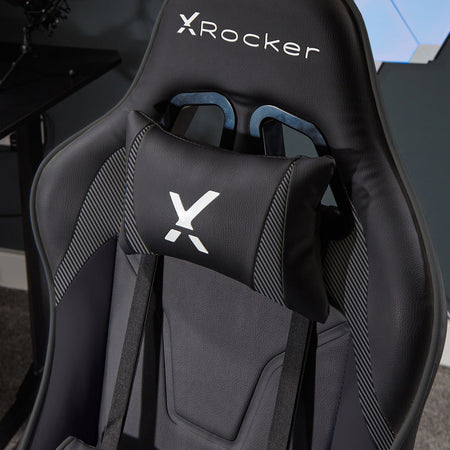 Agility Compact eSports Gaming Bürostuhl für Teenager - Schwarz - X Rocker EU