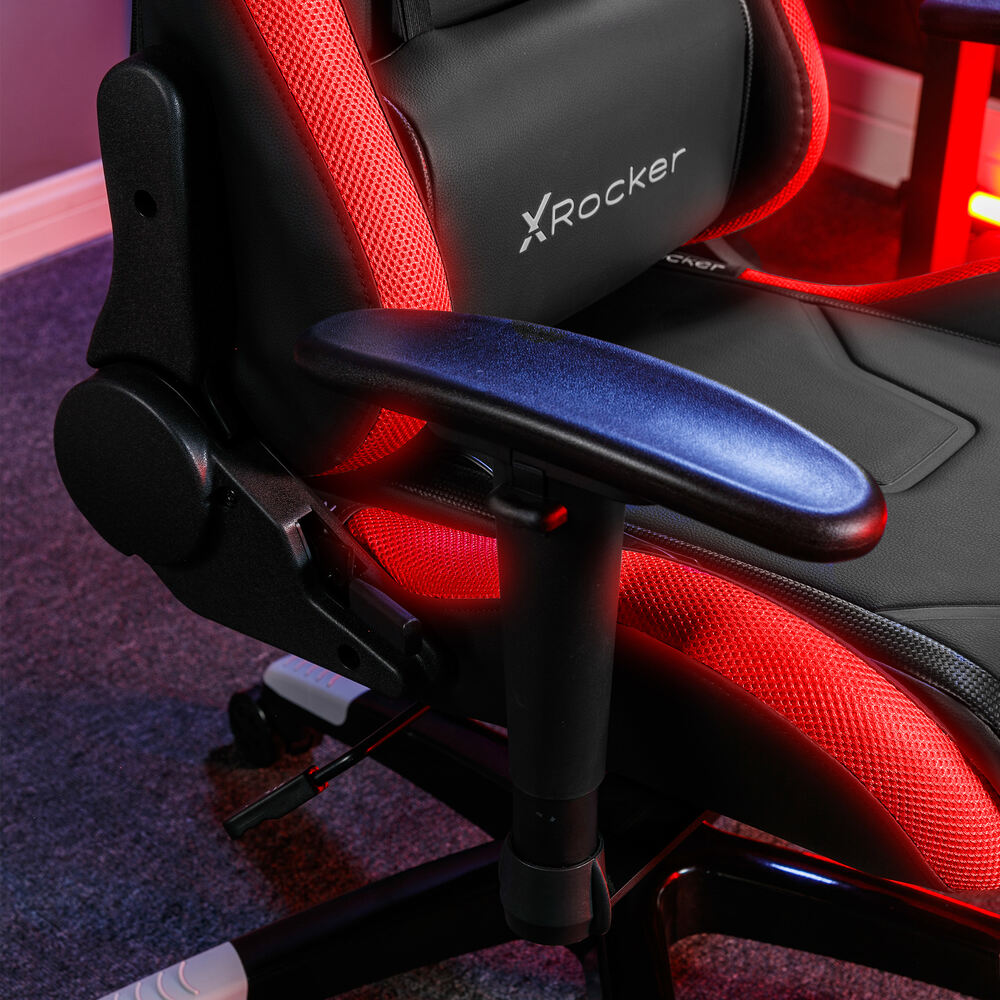Agility Compact RGB Bürostuhl für Kinder & Teenager mit Beleuchtung - X Rocker EU