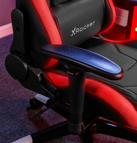Agility Compact RGB Bürostuhl für Kinder & Teenager mit Beleuchtung - X Rocker EU