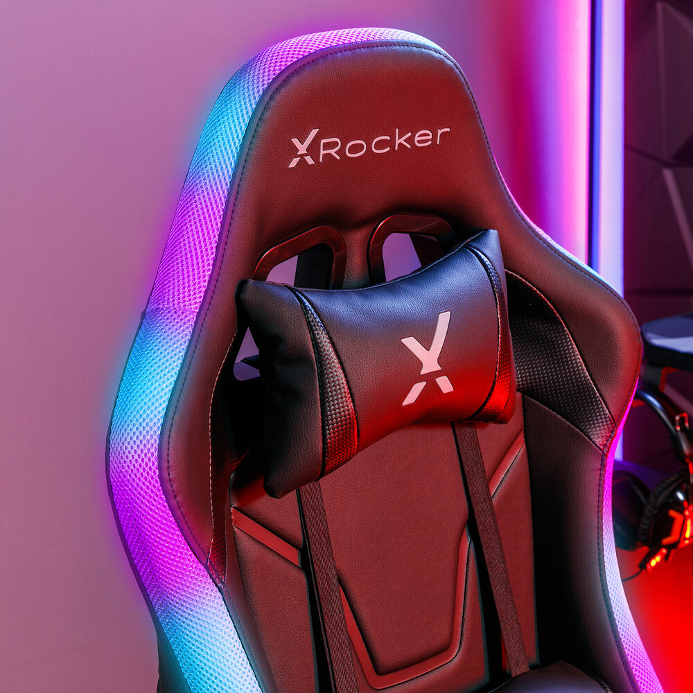 Agility Compact RGB Bürostuhl für Kinder & Teenager mit Beleuchtung - X Rocker EU