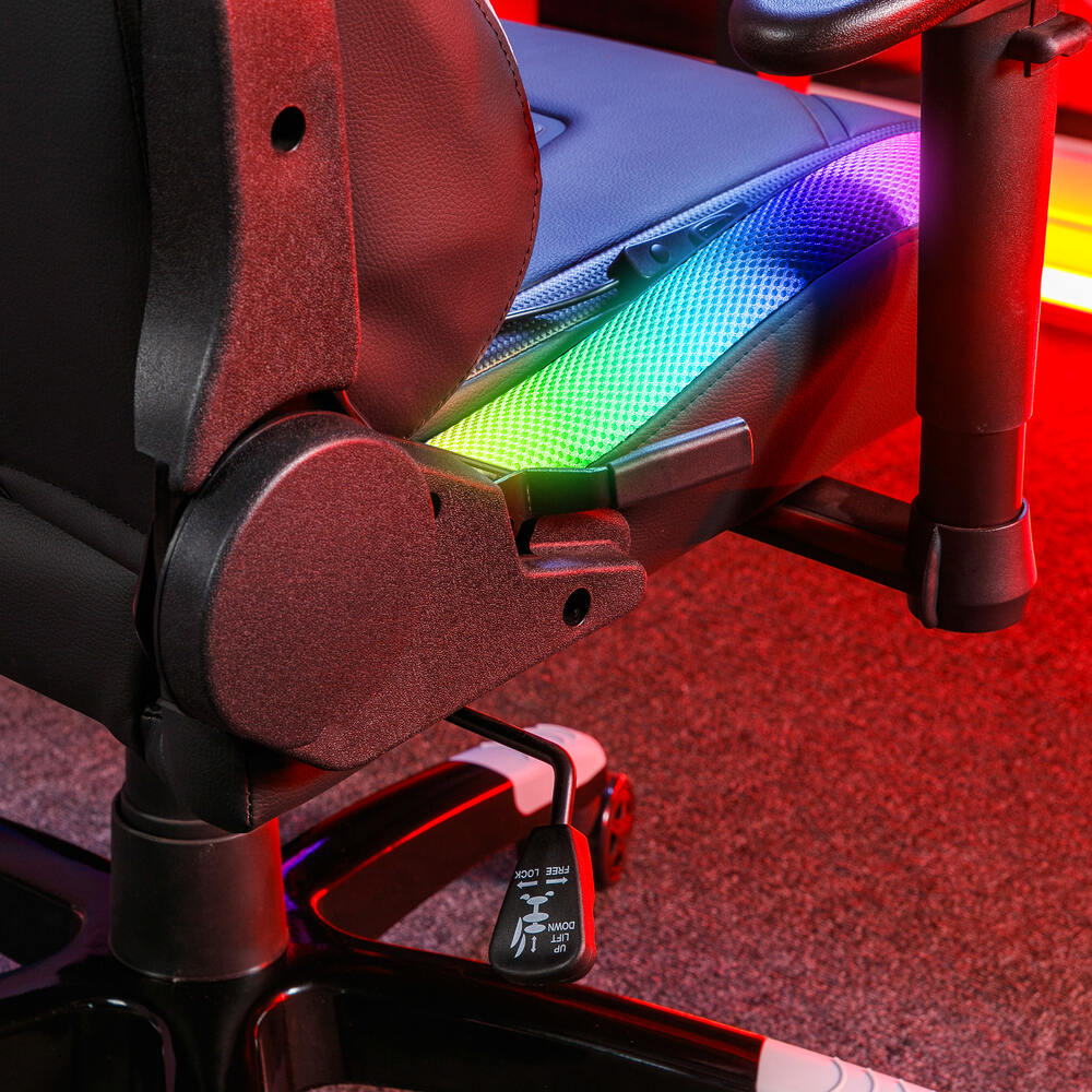 Agility Compact RGB Bürostuhl für Kinder & Teenager mit Beleuchtung - X Rocker EU