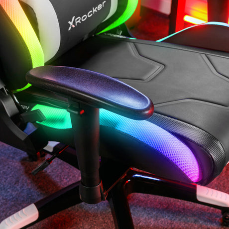 Agility eSports RGB Gaming Bürostuhl mit Neo Motion™ Beleuchtung - X Rocker EU