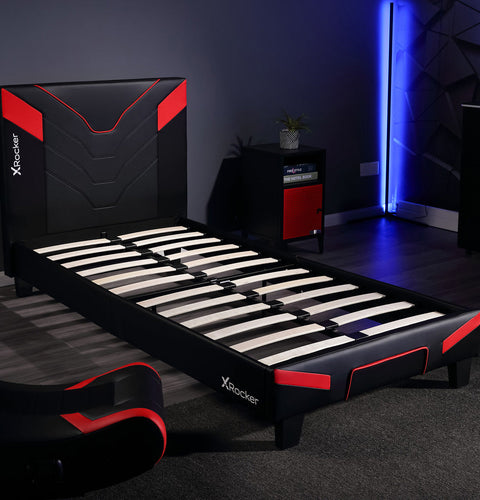 Cerberus MKII Gaming & Racing Bett - Carbon Rot - X Rocker EU