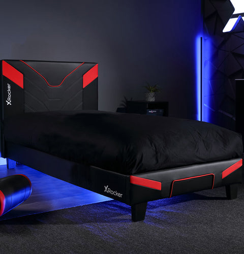Cerberus MKII Gaming & Racing Bett - Carbon Rot - X Rocker EU