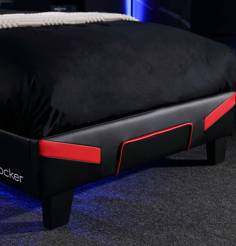 Cerberus MKII Gaming & Racing Bett - Carbon Rot - X Rocker EU