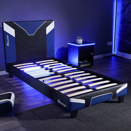 Cerberus MKII Gaming & Racing Bett - Blau - X Rocker EU