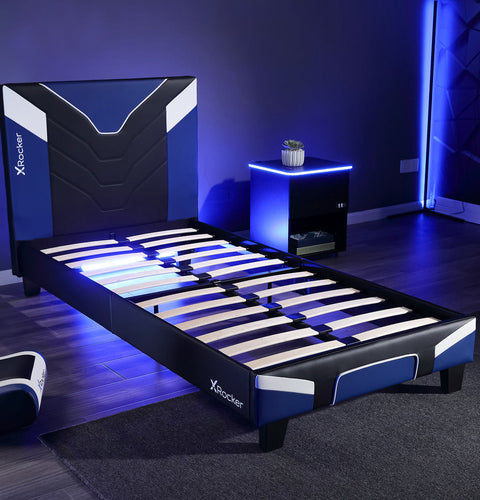 Cerberus MKII Gaming & Racing Bett - Blau - X Rocker EU