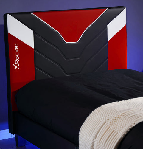 Cerberus MKII Gaming & Racing Bett - Rot - X Rocker EU