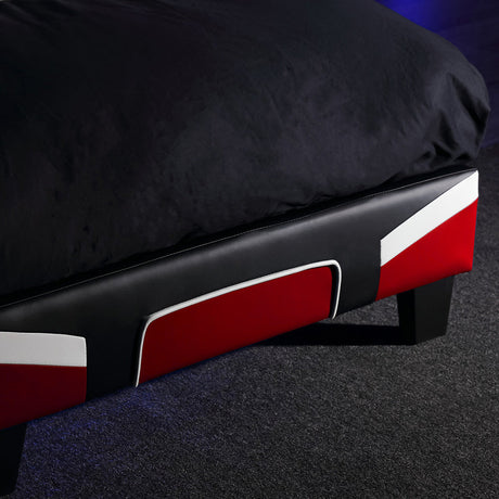 Cerberus MKII Gaming & Racing Bett - Rot - X Rocker EU