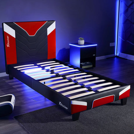 Cerberus MKII Gaming & Racing Bett - Rot - X Rocker EU