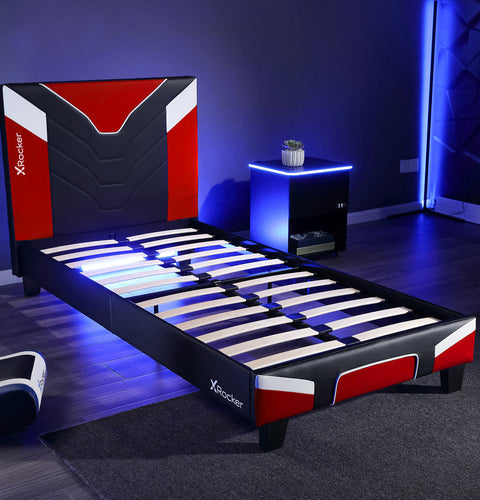 Cerberus MKII Gaming & Racing Bett - Rot - X Rocker EU