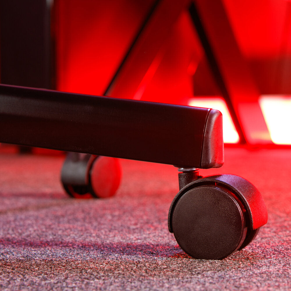 Helix Gaming Bürodrehstuhl mit Mesh Netzstoff Rückenlehne - Schwarz