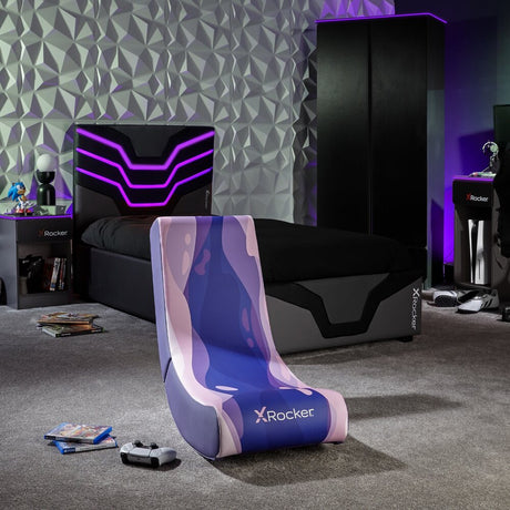 Video Rocker Gaming Bodensessel - Lava Pink - X Rocker EU