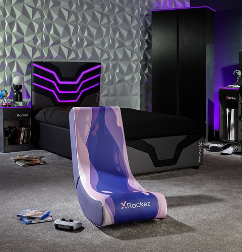 Video Rocker Gaming Bodensessel - Lava Pink - X Rocker EU