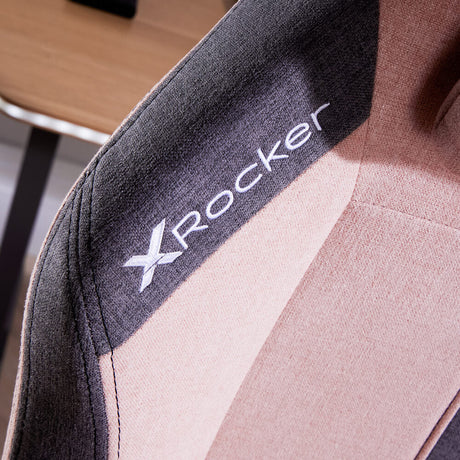 Onyx Bürodrehstuhl aus Stoff - Rosa - X Rocker EU