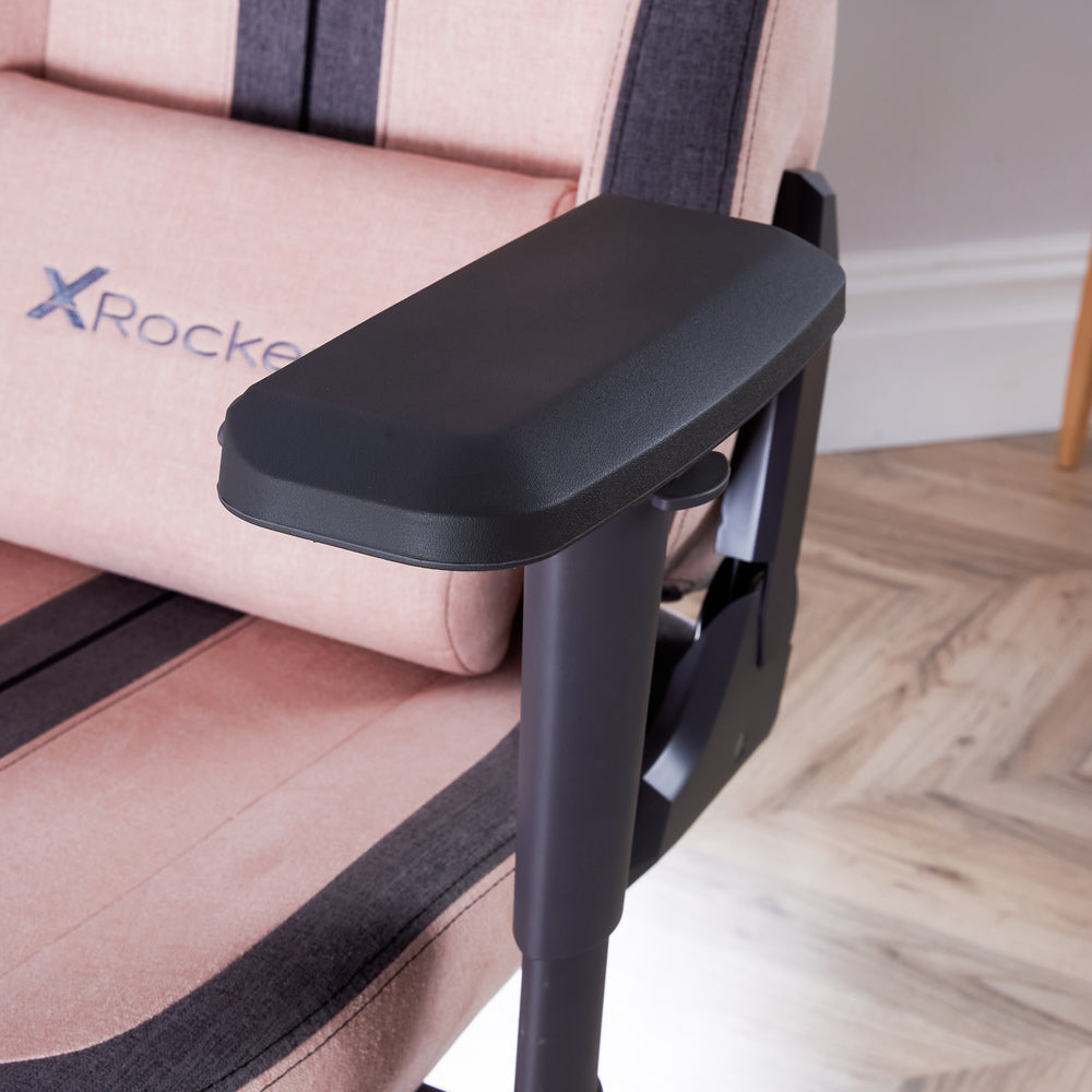 Onyx Bürodrehstuhl aus Stoff - Rosa - X Rocker EU