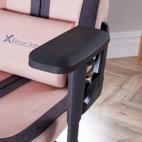 Onyx Bürodrehstuhl aus Stoff - Rosa - X Rocker EU