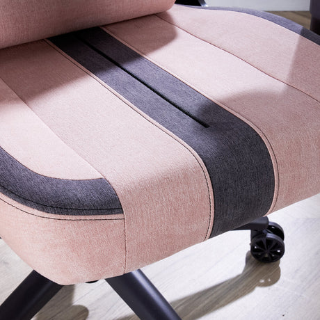 Onyx Bürodrehstuhl aus Stoff - Rosa - X Rocker EU