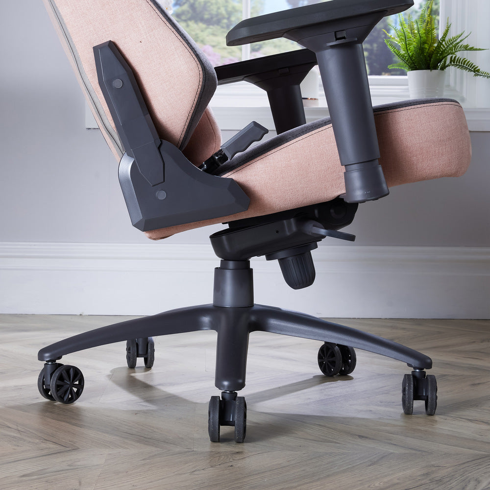 Onyx Bürodrehstuhl aus Stoff - Rosa - X Rocker EU