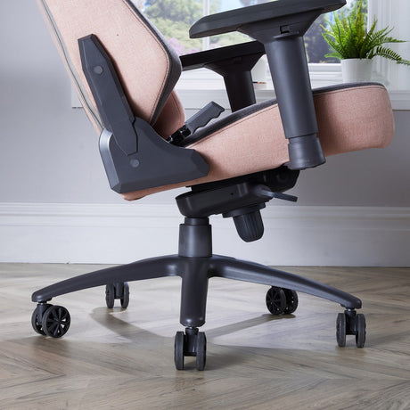 Onyx Bürodrehstuhl aus Stoff - Rosa - X Rocker EU
