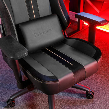 Onyx Moderner Gaming Bürodrehstuhl - Gold - X Rocker EU