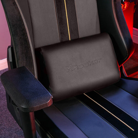 Onyx Moderner Gaming Bürodrehstuhl - Gold - X Rocker EU