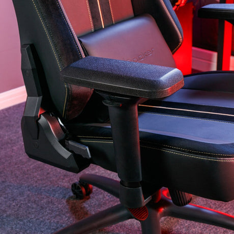 Onyx Moderner Gaming Bürodrehstuhl - Gold - X Rocker EU