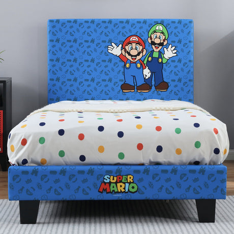 Official Super Mario Gaming Bed - Single - Blue